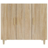 ZNTS Sideboard Sonoma Oak 90x34x80 cm Engineered Wood 812495