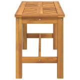 Garden Bench 80 cm Solid Wood Acacia 362236