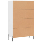 Highboard White 69.5x31x115 cm Engineered Wood 828244