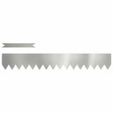 Lawn Edging 30 pcs Silver 100 x 0.05 x 15 cm Galvanised Steel 865940