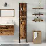 Bathroom Cabinet Old wood 33 x 33 x 185.5 cm Engineered Wood 862238
