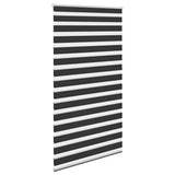 Zebra blind 120.9x230 cm Fabric Width 116.7 cm black 240220