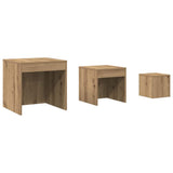 Nesting Tables 3 pcs Artisan Oak Engineered Wood 856687