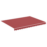 Replacement Fabric for Awning Burgundy Red 4x3 m 311967