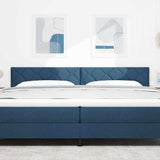 Headboard with Headboard Blue 200 cm Faux Leather 42007286