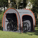 Bike Storage Tent with Roof Grey and Orange 218 x 156 x 180 cm 42001007