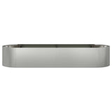Raised Garden Bed Galvanised Steel 220 x 40x 40 cm Steel 8011724