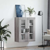 Wall Mounted Cabinet Grey Sonoma 69.5x34x90 cm 828482