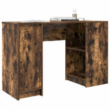 Desk Smoked Oak 120x42x76 cm Engineered Wood 861818