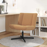 Swivel Chair Beige 63 x 75 x 76 cm Sheepskin 42015916