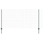 Fence with Posts Green 1.2 x 25 m Steel 3336028