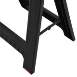 Foldable Work Trestles 2 pcs Black and Red Polypropylene 350 kg 152104