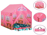 Children Play Tent with 250 Balls Pink 69x94x104 cm 3107749