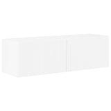 TV Wall Cabinet Set Wall-mounted 6 pcs High Gloss White 3408956