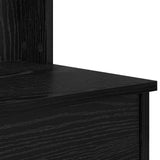Dressing Table with Mirror Black Oak 96 x 39 x 142 cm 872031