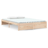 Bed Frame without Mattress Solid Wood 140x190 cm 814929