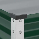 Garden Planter Green 100x45x90 cm Steel 4008969