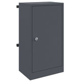 Mailbox with Storage with Door Anthracite 30 x 20 x 55 cm Steel 874949
