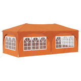 Pop-up Party Tent 575 x 288 x 245 cm Orange Oxford Fabric 42019910