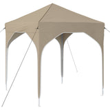 Pop-up Party Tent 194 x 194 x 245 cm Cream 42019812