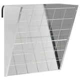 Hanging Hay Feeder Silver 61 x 33 x 66 cm Galvanised Steel 874635