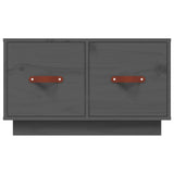 Coffee Table Grey 60x53x35 cm Solid Wood Pine 820968