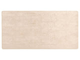 Rug Runner MARSA Cream 120 x 170 cm Polyester and PVC 42023068