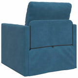 Sofa Bed Blue 74 x 77 x 81 cm Velvet 4106617