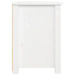 Bedside Cabinets 2 pcs White 40x35x49 cm Solid Wood Pine 813712