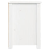 Bedside Cabinets 2 pcs White 40x35x49 cm Solid Wood Pine 813712