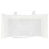 Paper Bags 250 pcs with Handles White 21x11x36 cm 4101841