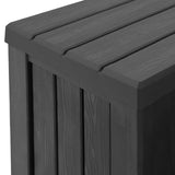 Hot Tub Step with Storage 2-Step Black 93 x 57 x 35 cm PP 42045238