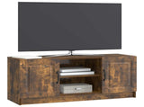 TV Cabinet Smoked Oak 102 x 34.5 x 47 cm Engineered Wood 895850