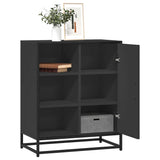 Sideboard Black 62x35x76 cm Engineered Wood 848994