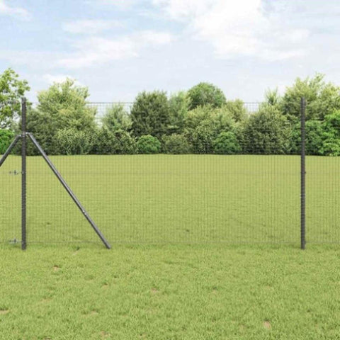 Welded Wire Fence Grey 1.4 x 50 m Steel 42005260