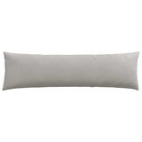 Sofa Pillows 2 pcs Light Grey 145 x 40 cm Fabric 42013855