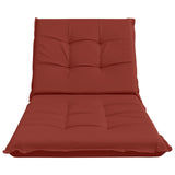 Sunlounger Cushion GEMERT 100% Polyester Red 190 x 80 x 9 cm 947435