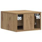 Wall-Mounted Side Table 2 pcs Artisan Oak 34.5 x 33 x 20 cm 898784