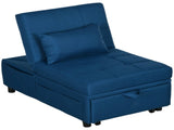 Convertible Chair Bed with Padding Seat, 4-in-1 Multi-Functional Sleeper Sofa Bed, Recliner with T3398P377935