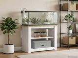 Aquarium Stand PANAMA White and Brown 60 x 30 x 60 cm 150 kg 42034038