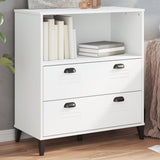 Bookcase VIKEN White 80x40x90 cm Engineered Wood 374944