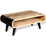 ZNTS Coffee Table Rough Mango Wood 90x55x39 cm 244008