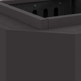 Smokeless Fire Pit Black 38 x 38 x 51 cm Steel 858978
