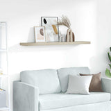 323883 Floating Wall Shelf Oak 120x23,5x3,8 cm MDF