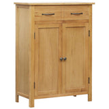 Shoe Cabinet 76x37x105 cm Solid Oak Wood 247460
