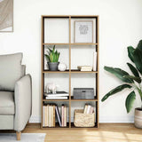 Room Divider Bookcase Artisan Oak 69.5x29x137.5 cm Engineered Wood 858029