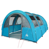 Camping Tent Tunnel 4-Person Blue Waterproof 94401