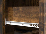Drawer Cabinet Smoked Oak 33 x 34.5 x 92 cm Engineered Wood 894390