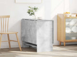Dinning Table 138 x 70 x 73.5 cm Engineered Wood Concrete Grey 8006074