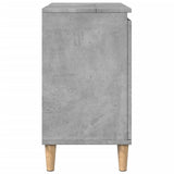 Sink Cabinet Concrete Grey 58x33x60 cm Engineered Wood 857113